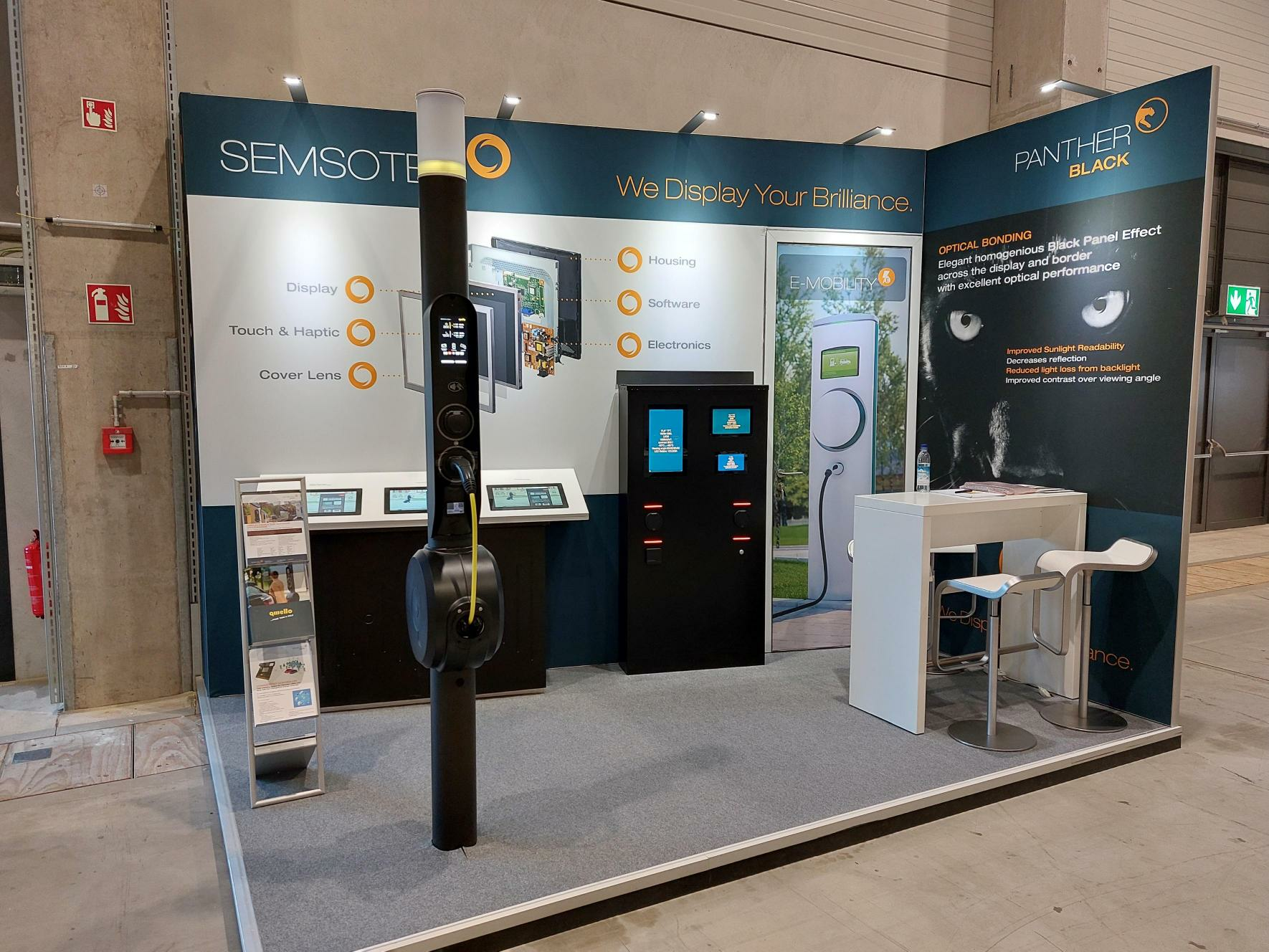 Display-Touch Systeme für Outdoor-Applikationen- SemsoTec auf der eMove 2022